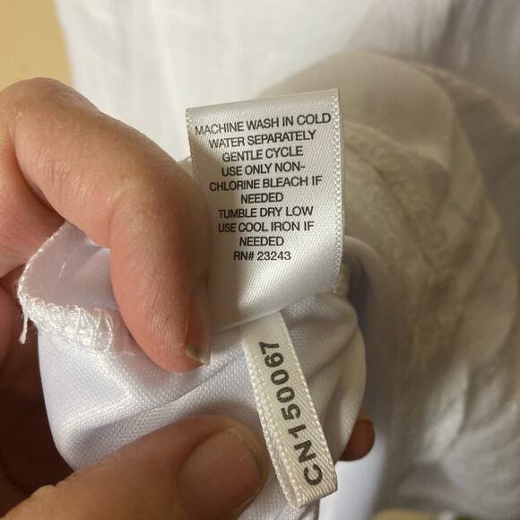 New York & Company Beach Swim‎ Cover White Size XXL - Picture 7 of 10